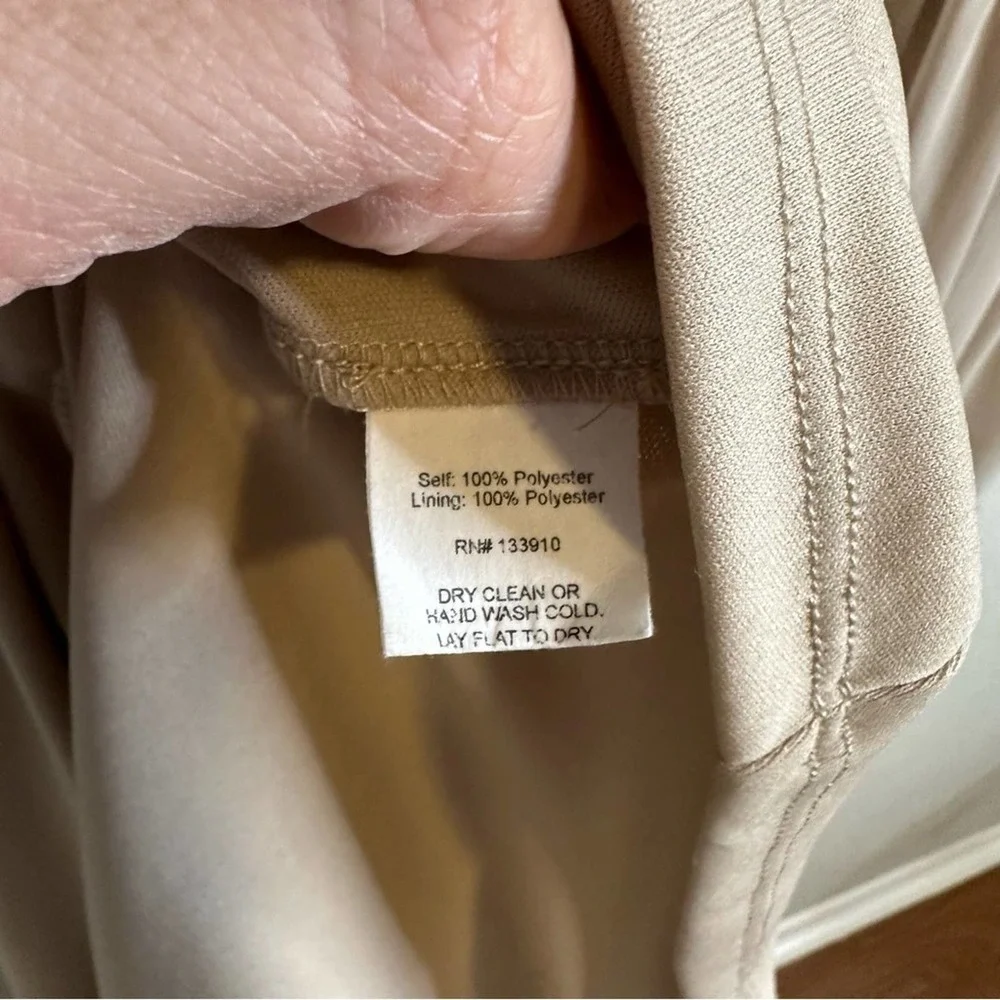 Show me your Mumu Maxi Dress Empire Waist V-neck Short Sleeve Floral Cream M - Picture 13 of 13